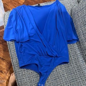 Royal blue top
